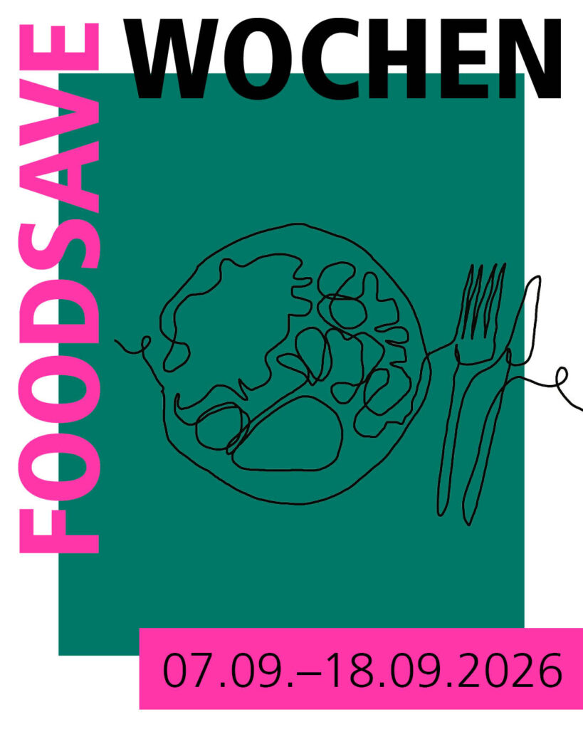Flyer: Foodsave Wochen. 7.9.-18.9.2026